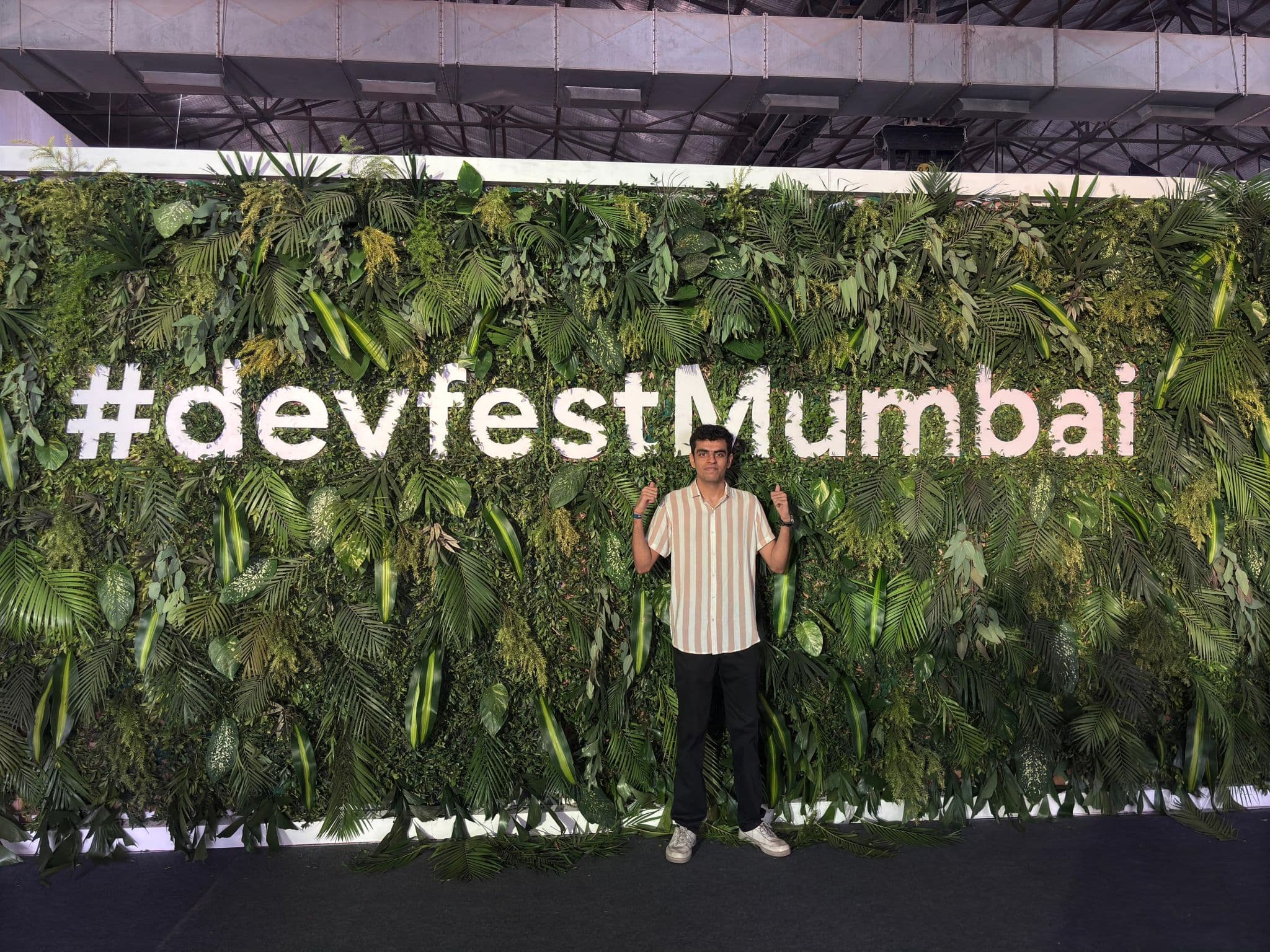 Tanay at DevFest Mumbai